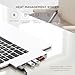 Satechi 7 in 1 USB C Hub Multiport Adapter Pro Slim, USB C Dongle, 100W Charging, 4K HDMI, USB 4, USB 3.2 Gen 2, SD/Micro Card Reader for Mac, MacBook Air/Pro M4 - Silver