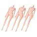 MILISTEN 3 Piezas Muñeca Articulada Cuerpo Femenino Juguetes de Bricolaje sin Cabeza Articulaciones Móviles Juguetes Figura Femenina Muñecas de Cuerpo Desnudo Juguete para Niña