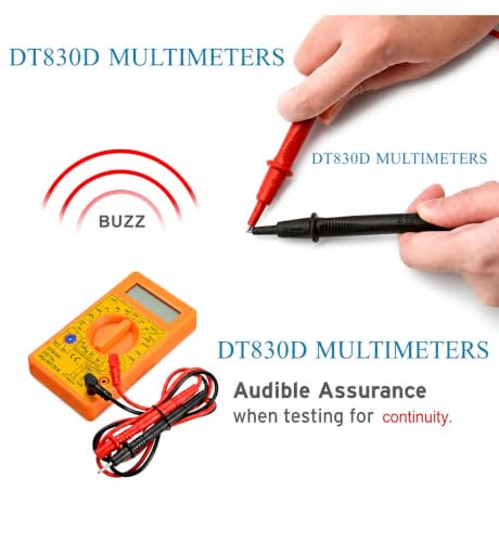 BKD DT830D Digital Multimeter with Test Leads - Image 5