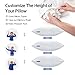 Memory Foam Toddler Pillow Pack of 2,20X14' Kids Pillow with Machine Washable Pillowcase Rayon Derived from Bamboo,Adjustable Height Toddler Pillows for Sleeping 2-6 Years Old(White)