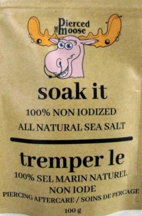 Soak It Piercing Aftercare 100% Non Iodized Natural Sea Salt
