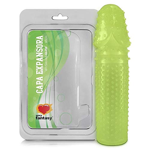 Capa Peniana Expansora Fluorescente Glow 16 cm