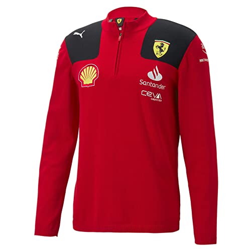 PUMA Scuderia Ferrari - Sudadera 2023 Equipo con Media Cremallera...