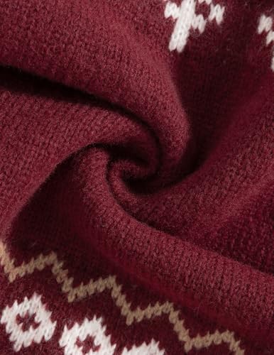 Vamtac Sweaters For Men Fair Isle Pullover Sweater Christmas Outfits Crewneck Vintage Jumper Tops Fall Winter Soft Knit 5 Vamtac Sweaters For Men Fair Isle Pullover Sweater Christmas Outfits Crewneck Vintage Jumper Tops Fall Winter Soft Knit - Image 6
