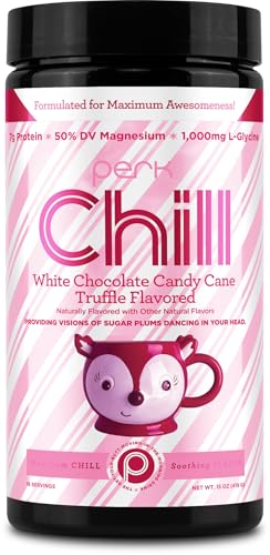 Perk Chill Drink Mix (White Chocolate Candy Cane Truffle) 18 Servings