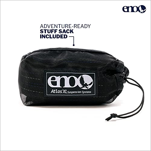 Eno, Eagles Nest Outfitters Atlas Xl Hammock Straps Suspension System With Storage Bag, 400 Lb Capacity, 13'6" X 1.5/.75" #TOP3