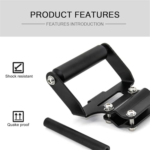 Support plaque navigation Africa Twin tube 22mm rigide pour GPS moto
