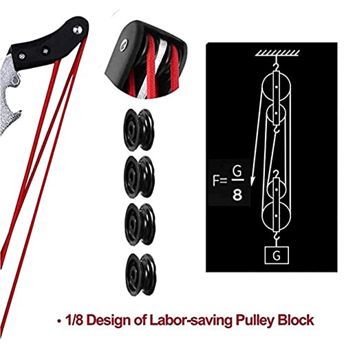 Telescopic Tree Pruners Professional Telescopic Pole Saws Height Extendable Pruning Saw Gardening Branch Saw Loppers Cutter Trimmer Tools for Trimming Branches and Leaves,5.4m/18FT - Image 4