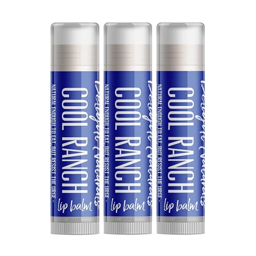 Delight Naturals Cool Ranch Lip Balm - Set of Three