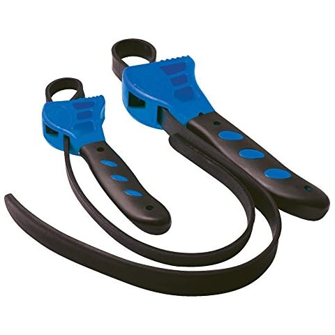 Silverline 2-Piece Rubber Strap Wrenches Set Cover