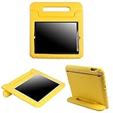 HDE Case for iPad 2 3 4 - Kids Shock Proof Heavy Duty Impact Resistant Protective Cover Handle Stand for Apple iPad 2nd 3rd 4th Generation Tablet (Yellow)