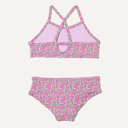 Image of Amazon Essentials Girls and Toddlers' Cross Back Bikini Set