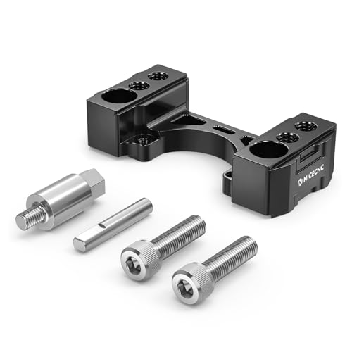 NICECNC Schwarzes Motorrad-Lenkererhöhungs-Set, Compatible with Husqvarna Norden 901 2022 2023, Lenkererhöhung Compatible with 790/890 Adventure S/R & Rallye-Modellen 2019–2024, 2,5 cm, Aluminium