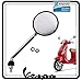Imagen de Espejo retrovisor derecho cromado para Piaggio Vespa lx 125