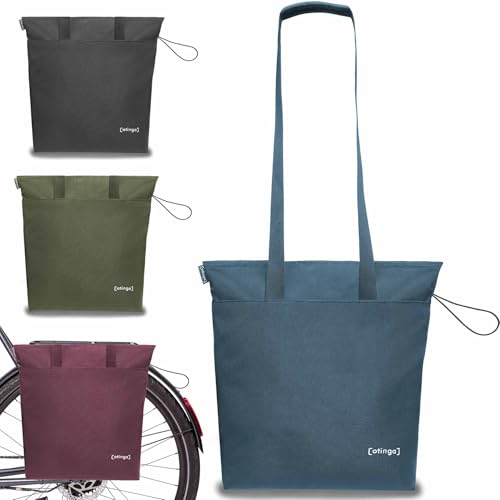 otinga® Shopper Fahrradtasche faltbar [14L Volumen] ideal als Zusatztasche...