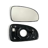 Material: Este cristal del espejo retrovisor del coche está hecho de vidrio seleccionado, la superficie lisa proporciona una visión clara, el vidrio tiene una gran claridad, lo que proporciona una visión clara de día y de noche.