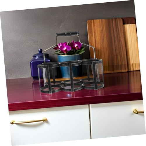 Panier de rangement de présentation pour 6 bouteilles de vin de table