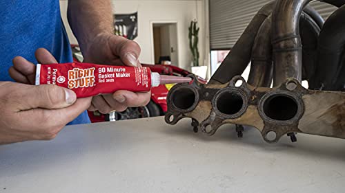 Image of Permatex 34628 Right Stuff 90 Minute Red High Temperature Gasket Maker, 3 oz