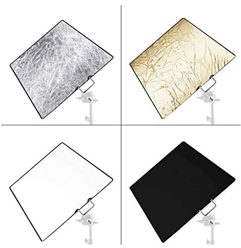 BRESSER Flaggen-Panel, 4-in-1, C-Stand, 75 x 90 cm