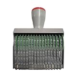 Rubber Number Stamp Numbering Stamp 17 Digits Numeric Rolling Accs Adjustable Date Stamper Wheels Rollers for Date Document