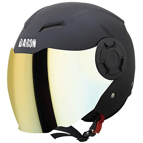 Image of Steelbird SBH-31 Baron ISI Certified Open Face Helmet