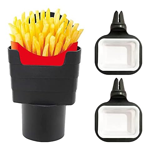 ZHOUSTOU Car Sauce Holder with Mini Dip Clips Cover