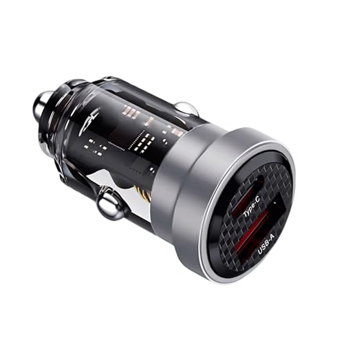 High Speeded Car Metal Plug Double Port Rapid Charging with Intelligent Chip for Vehicle Car Charging