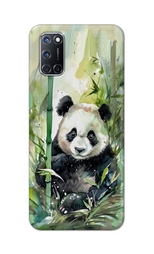 Image of Printed Hard Back Cover for Oppo A92 Back Cover (Panda -J1) -190724(EA)