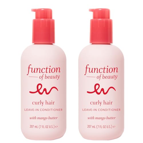 FUNCTION OF BEAUTY Leave In Conditioner for Curly Hair, 7