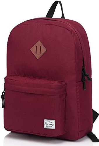 VASCHY Backpack for Women Men,Lightweight School Bag Water Repellent Children Boy Leisure for Girl Teenagers College Business Travel