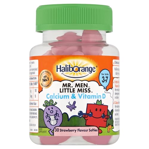 Haliborange Kids Vitamin D Calcium Softies Strawberry Shapes (30)