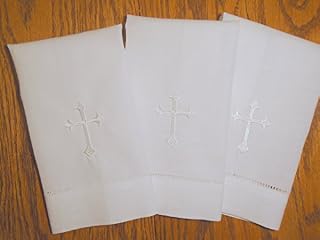 Integrity Designs Baby Baptism Cloth with White Cross 3-Pack
