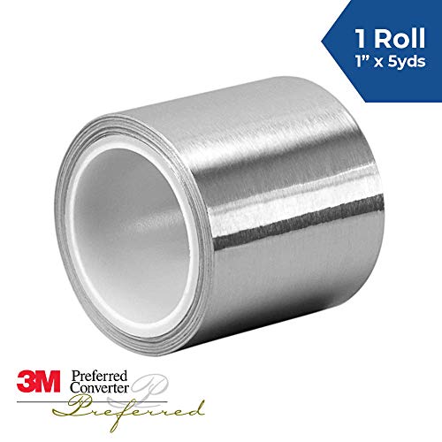 3M 3311 Silver Aluminum Foil Tape 1 in. x 5 yd. Vapor Resistant