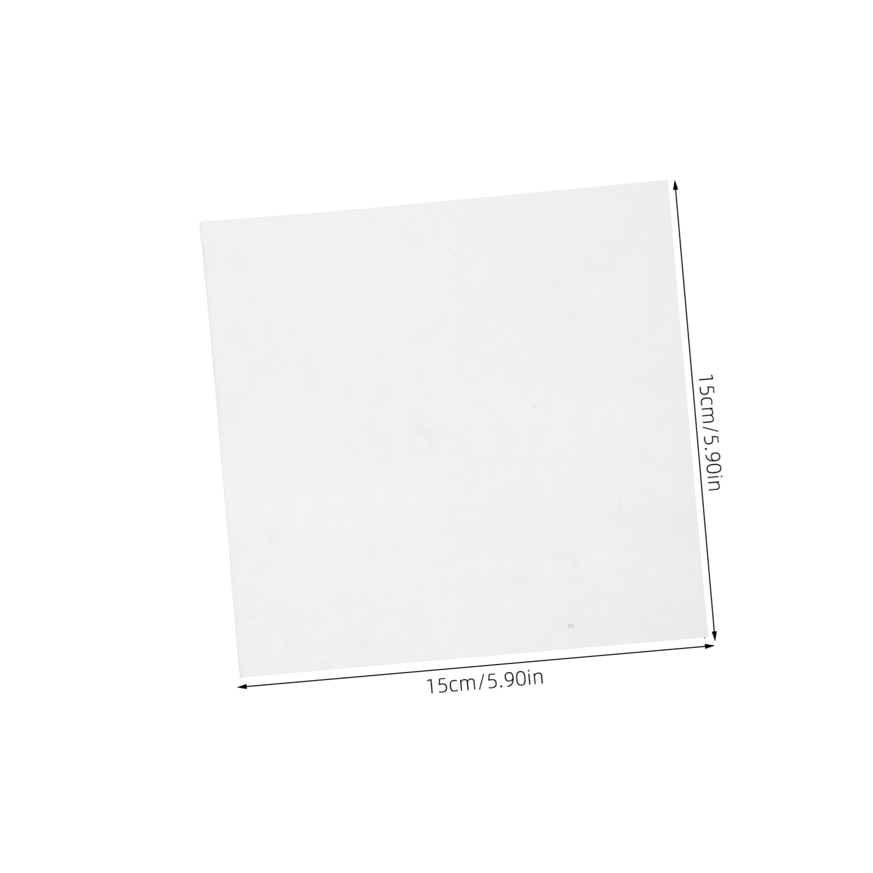 FUNOMOCYA Smooth Gloss Cellulose Lab Paper 500 Sheets 150mm Square Non-Stick Weighing Paper for Scale Balance