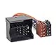 Audioproject A402 - Autoradio Radioblende Set 1-DIN - kompatibel für BMW 1er 3er X1 Z4 E89 E90 E91 E92 E93 E87 Radio Blende Radioadapter Quadlock ISO 2X Antennenadapter Fakra ISO schwarz