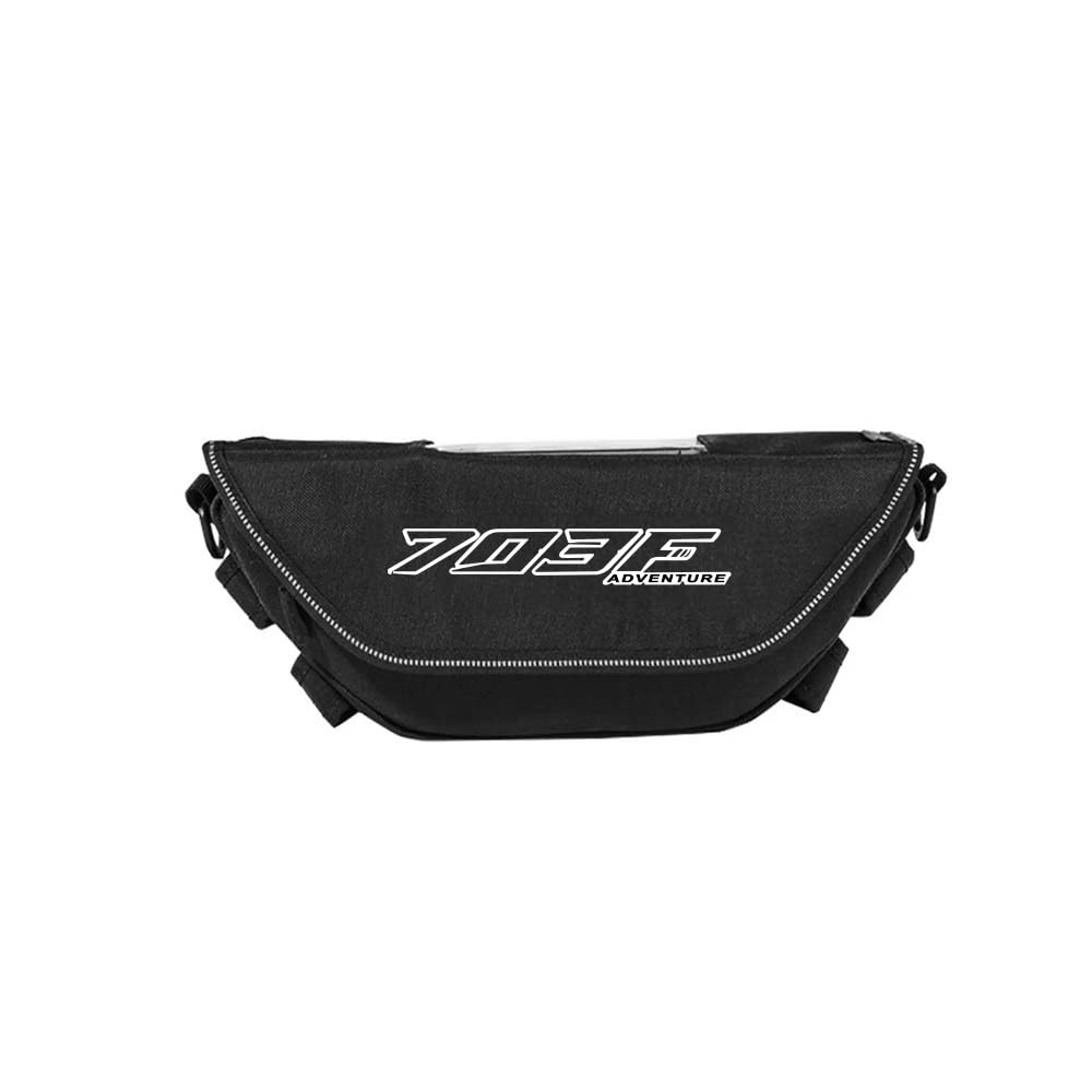 Bolsa de manillar para Zontes 703F 703f Bolsa de viaje para navegador de volante de motocicleta Bolsa de teléfono impermeable y antipolvo