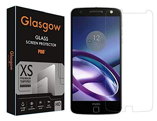 Glasgow Premium Tempered Glass Screen Protector for Motorola Moto Z Play [flexible] [Gorilla] Bubble Free Installation [Screatch proof] [Guard] (B082HRFTJP) Amazon Price History, Amazon Price Tracker