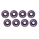 Luzhengyang ABEC-11 Skateboard Bearings 8-Pack - High Speed and Low Noise - 22mm Miniature Ball Bearings - for Skateboards, Longboards, Inline Skates, Roller Skates -, Wear-, Purple