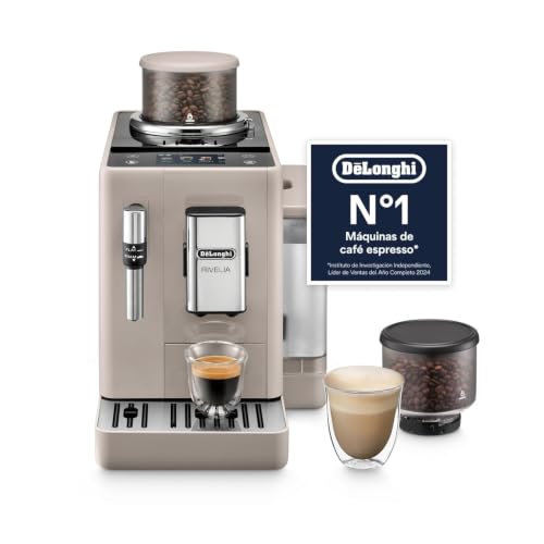 De'Longhi Rivelia - Cafetera Superautomática 8 Bebidas Beige