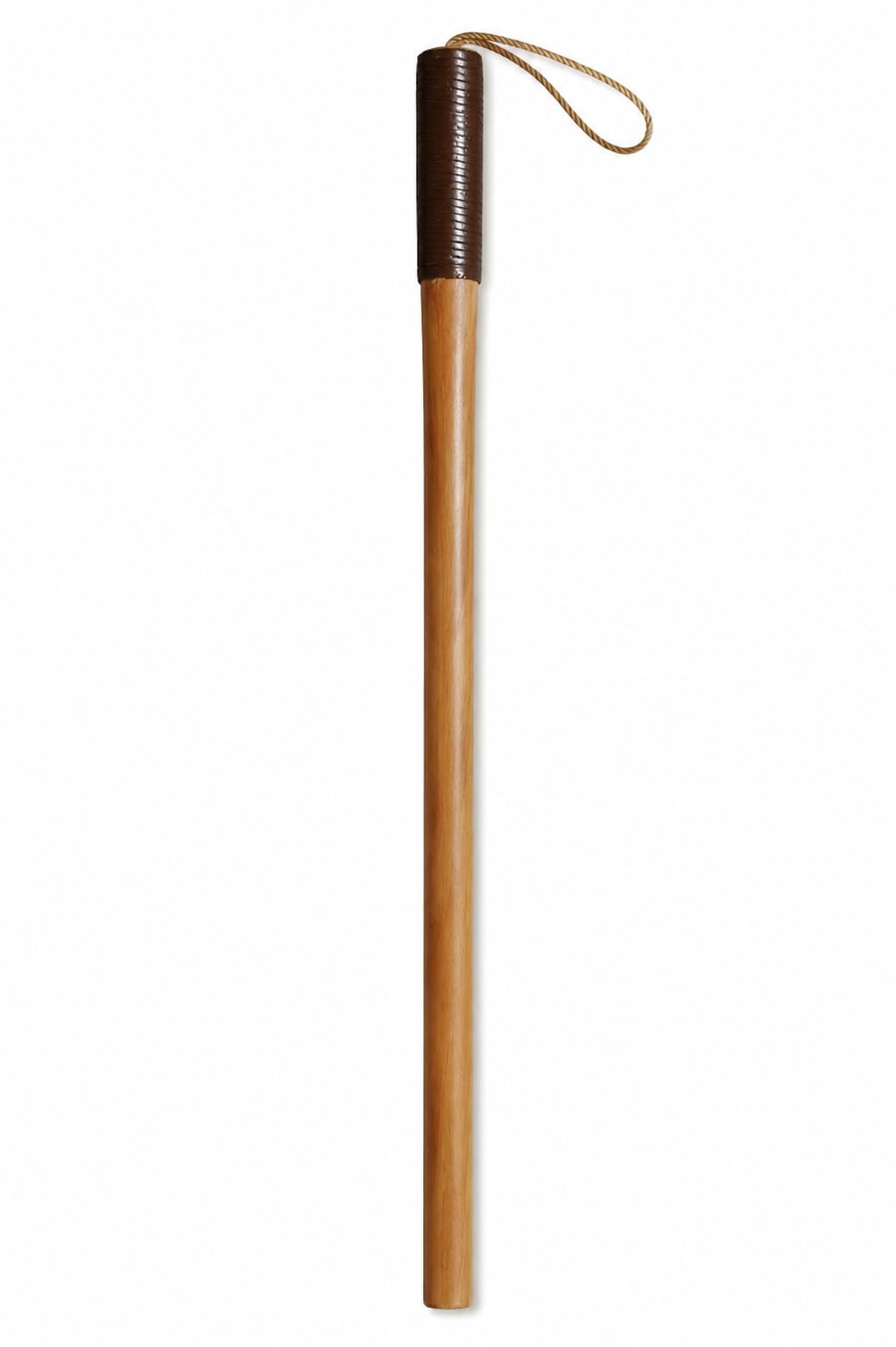 Wooden Walking Stick for Men & Women | Handmade Wooden Cane with Comfortable Leather Grip with Hanging Rope | Lightweight Dog Training Stick self Defence Stick-image-18