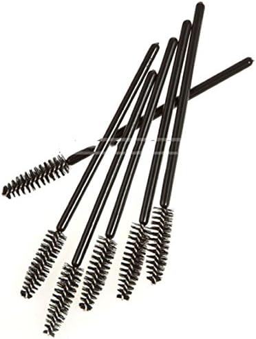 MakeupAcc Eyelash Brush Makeup Black Pack of 200