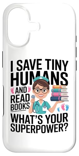NICU Nurse Save Tiny Humans Read Big Books �X�}�z�P�[�X iPhone 17 �p