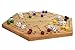 Solid Oak Double Sided Marbles Board Game Wooden 16 inch by Cauff