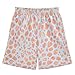 NUSTAPU Boy's Shorts Fashion Leopard Drawstring Waist Athletic Pants with Pockets Casual Summer Shorts Pink Blue Leopard 12-13 Years