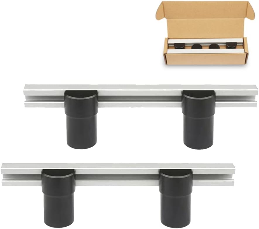 Planing Stop Board with Dog Hole Clamp Woodworking Track Bench Clamps DIY Workbench Fixing Tool 2 Pack (19mm)