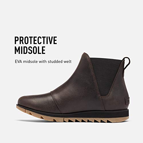Sorel Women's Harlow Chelsea Rain Boot — Waterproof Leather Ankle Booties4