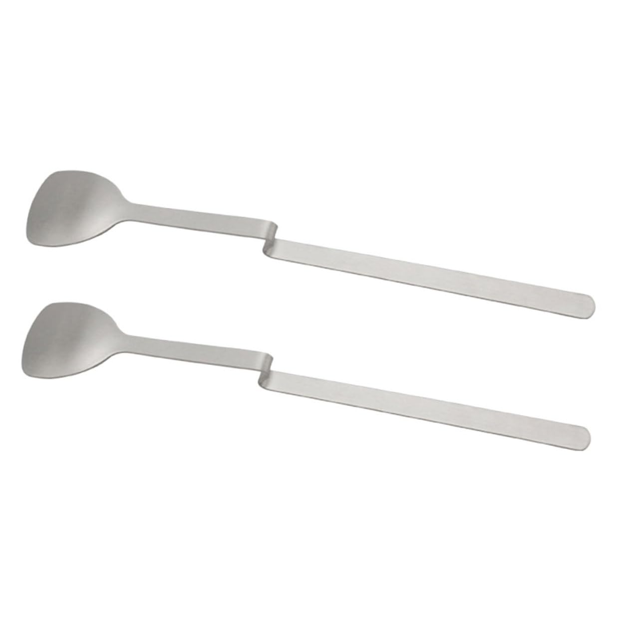 CONGARTENO 2pcs Stainless Steel Honey Spoon Pudding Spoons Steel Espresso Spoon for Mixing Coffee Stir Spoons Cocktail Stirrer Hanging Teaspoons Demitasse Spoons Stirring Spoons Silver