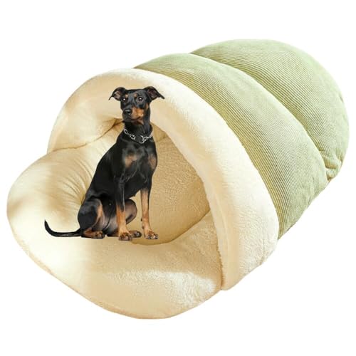 Lifetips ジャーマン・ピンシャー ペットベッド 犬猫兼用 冬用 寝袋型 ふわふわ クッション 保温 防寒 洗える 小型犬 中型犬 室内 おしゃれ 北欧風 ソファ ハウス 快眠グッズ 抱っこ感覚 多頭飼い対応 寝具 抗菌 防臭 速乾 低アレルゲン 軽