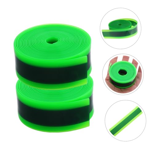 Mikikit 2rolls Tire Liner TPU Flat Protector for Lightweight Puncture Belt Fits Tire Easy Installation 7