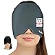 Hey Nature Migräne Maske, kühlende Schlafmaske - schnelle, natürliche Hilfe bei Migräne, Kopfschmerzen, Sinusitis, Ohrenschmerzen & geschwollenen Augen. Kalt & warm anwendbar. Kühlpads für den Kopf.